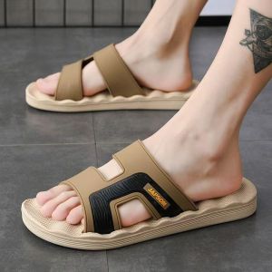 ZEEMIN Mans Summer New Big Size Foot Massage Slippers Soft Sole Non Slip Anti Odor Lightweight  Home Slippers Outdoor Beach Slippers