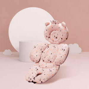 Pink Breathable Baby Stroller Cushion PadWashable Car High Chair Seat Cushion Liner Stroller Mat Cover Accessories