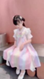 【Ship in 24H】Girls Hanfu Dress Children Big Children Girls Butterfly Princess Dress Fairy Dress