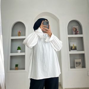 ULA TWO WAY / FLOTTILICICIOUS / blouse jumbo / korean style / outfit cewek termurah / big size