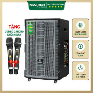 Loa Kéo Nanomax SK-15Q3 Bass 40cm 570w Karaoke Bluetooth