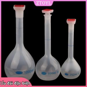 🎀ZTOYL✨ 25 50 100 250 500 1000ml Thể tích Flask với Stopper cổ dài đo Flask tốt nghiệp chai cho thử nghiệm phòng thí nghiệm Nguồn cung cấp
