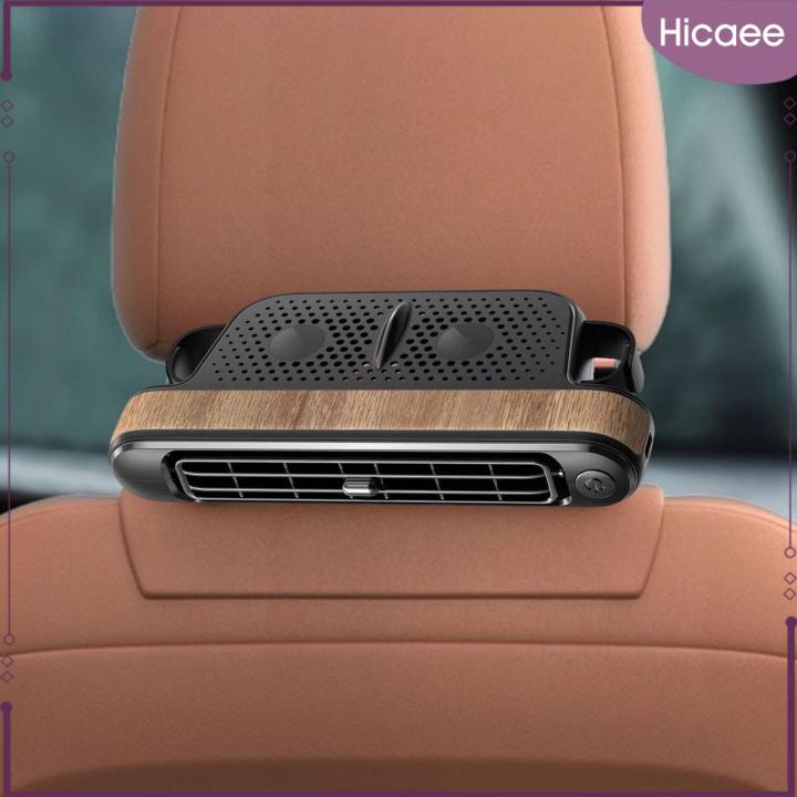 Hicaee Car Rear Seat Cooling Fan Electric Air Fan, Portable, Vehicle ...
