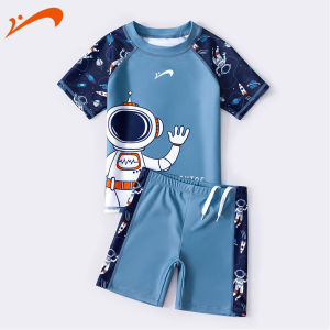 Bộ Đồ Bơi Trẻ Em YLIKE Cộc Tay Phi Hành Gia Đồ Bơi Cho Bé Trai Quần Áo Bơi Cho Bé Trai Đồ Bơi Phi Hành Gia