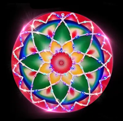 NAJIA Christmas Lantern Parol with Dancing LED Christmas Light Christmas Wall Lamp Christmas Decor Parol Light Seasonal Lights Seasonal Outdoor Home Party Decoration