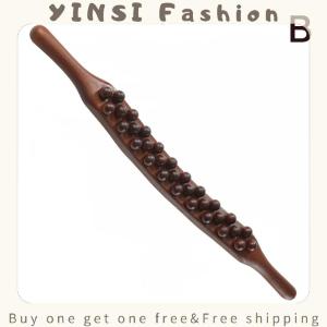 YINSI Meridian Brush Massage Veins Stovepipe Enhance Immunity Brush Body Massager Guasha Tool Body Health Gift