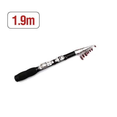 1.0M 1.2M 1.5M 1.7M 1.9M 2.1M 2.3M Mini Fishing Rod Glass Fiber Spinning Trolling Rod Ultrashort Telescopic Jigging Rod For Saltwater Freshwater