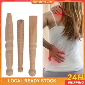 3Pcs Wood Therapy Massage Stick Body Muscle Soreness Relaxing Tool For Foot Acupressure Reflexology