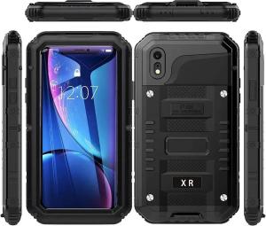 Heavy Duty Military Waterproof Metal Case For iPhone 16 15 14 13 12 11 Pro Max XS XR 8 7 Plus Shockproof Dustproof Rugged Cover