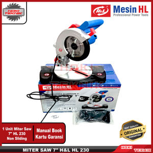 HL 230 Mesin Gergaji Alumunium 7 inch H&L Mittersaw