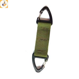 EOY Outdoor Camping Carabiner Hook Hiking Webbing Buckle Belt Clip Hanging Keychain Carabiner Climbing Survival Equipment