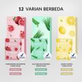 BIOAQUA Sheet Mask 12 pcs Brightening Moisturizing Skin Care Hydrating Essence Face Mask Anti aging Masker Wajah Glowing Bpom. 