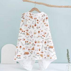 Hooded Poncho Baby Towel Outdoor Windproof Strongly Absorbent Baby Towel Infants Bath Towel Affordable Gifts Birthday Baptism