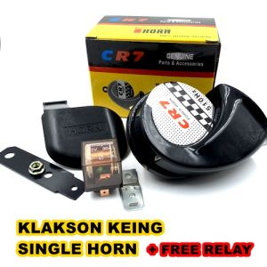 MURAH Klakson Keong Single Horn CR7 Universal FREE RELAY KLAKSON