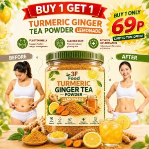 FLASH SALE [BUY 1 GET 1] TURMERIC GINGER TEA POWDER LEMONADE warms the body aids digestion