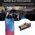 Tape Audio Mobil MP3 Player Bluetooth Wireless Receiver 12V dilengkapi dengan preset radio AUX untuk semua stasiun favori sambungan Bluetooth untuk memutar musik secara instan kartu memori atau flash disk pada port USB Warna Hitam Vt. 