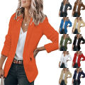 CFJ Women Blazer Blazeer Woman Lady Formal Office OL Work Suit Pockets Jackets Coat Single Button Spring Autumn 1028. 