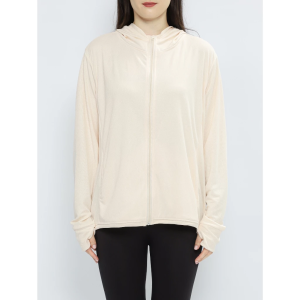 INFINITYSTYLE - Jaket Olahraga Hoodie MESH Wanita Anti UV Dan Menyerap Keringat