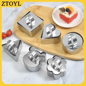 ZTOYL 1 cái khuôn bánh inox Khuôn Sushi hoạt hình bánh mousse Tự làm khuôn ép bóng gạo phụ kiện nhà bếp hộp cơm trưa sáng tạo