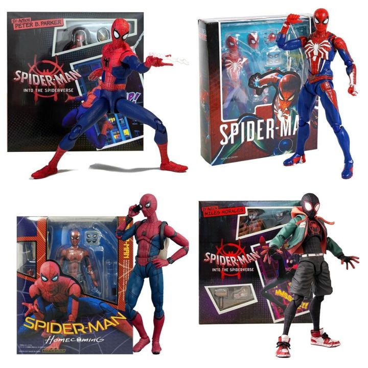 Miles Morales Iron Spider Articulado Marvel Spiderman Hot Toys