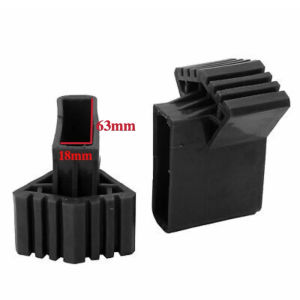 2PCS Karet Kaki Tangga Teleskopik double/Karet Kaki Tangga Lipat Anti Slip Karet Kaki Tangga Universal