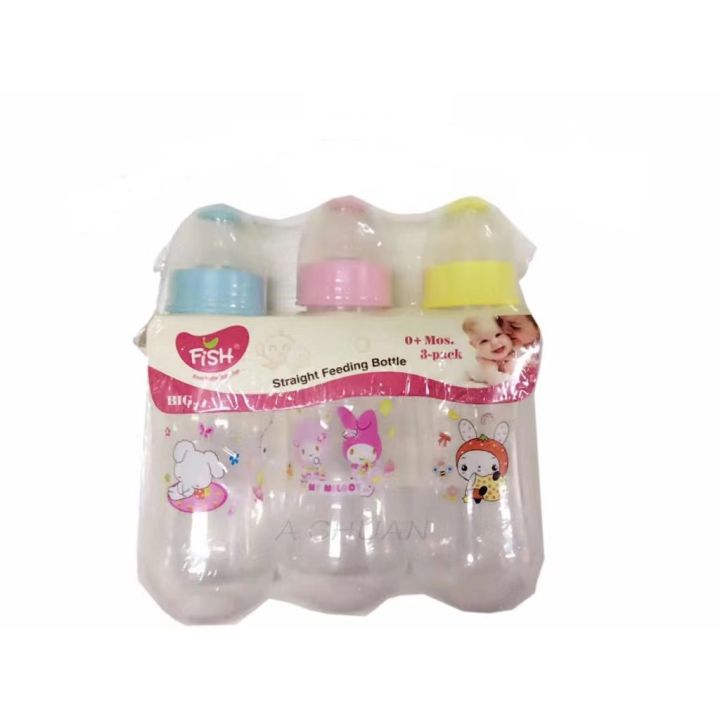 FT-3pcs/set big 280ml Cute Baby Bottle Infant Newborn Children