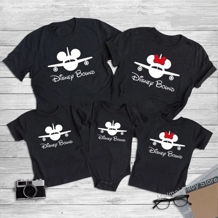 Ready Stock-New Disney Bound Family Matching Shirts Cotton Dad