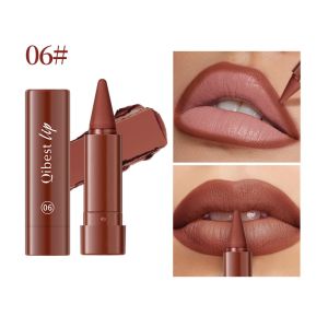 MUMU Không thấm nước Bút chì kẻ môi Mờ Độ dốc thon Son bóng Cốc chống dính Son nhung Phụ nữ