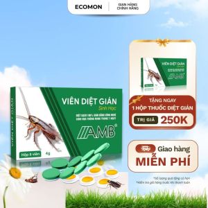 Viên diệt gián sinh học AMB Viện Hàn lâm khoa học Việt Nam diệt tận gốc tất cả các loại gián hiệu quả an toàn