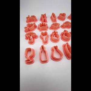 Plastic Clay Cutters 140pcs/set Clay Earring Cutters Kits for Clay Making with Earring Hooks Earring Rings