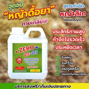 ZERO ขนาด 1 ลิตร สูตรใหม่กำจัดวัชพืชด้วยพลังธรรมชาติ ปลอดภัย 100% ไม่ทำลายสิ่งแวดล้อม
