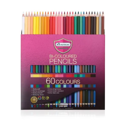 Master Art มาสเตอร์อาร์ต ดินสอสี สีไม้ 60 แท่ง 60 สี รุ่นมาสเตอร์ซีรี่ย์(MASTER SERIES)