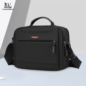 LouisWill กระเป๋าท่องเที่ยวแฟชั่นกระเป๋าสะพายข้างกันน้ำกระเป๋าสะพายไหล่ของผู้ชายกระเป๋าสะพายข้างความจุขนาดใหญ่กระเป๋าโทรศัพท์กระเป๋าธุรกิจกระเป๋าถือกระเป๋าลำลองน้ำหนักเบากระเป๋าถนนกีฬาสันทนาการ