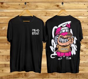 kaus murah cowok terbaru 2023 samurai jepang my style warna hitam kuning katun premium distro pria lengan pendek