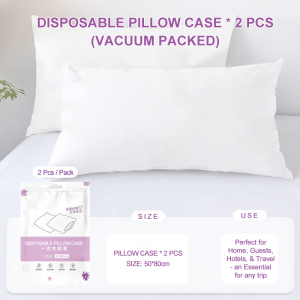 mixshop Disposable Travel Bedsheet Set/Quilt Hotel Sheets/Pillow Case [SG READY STOCK]
