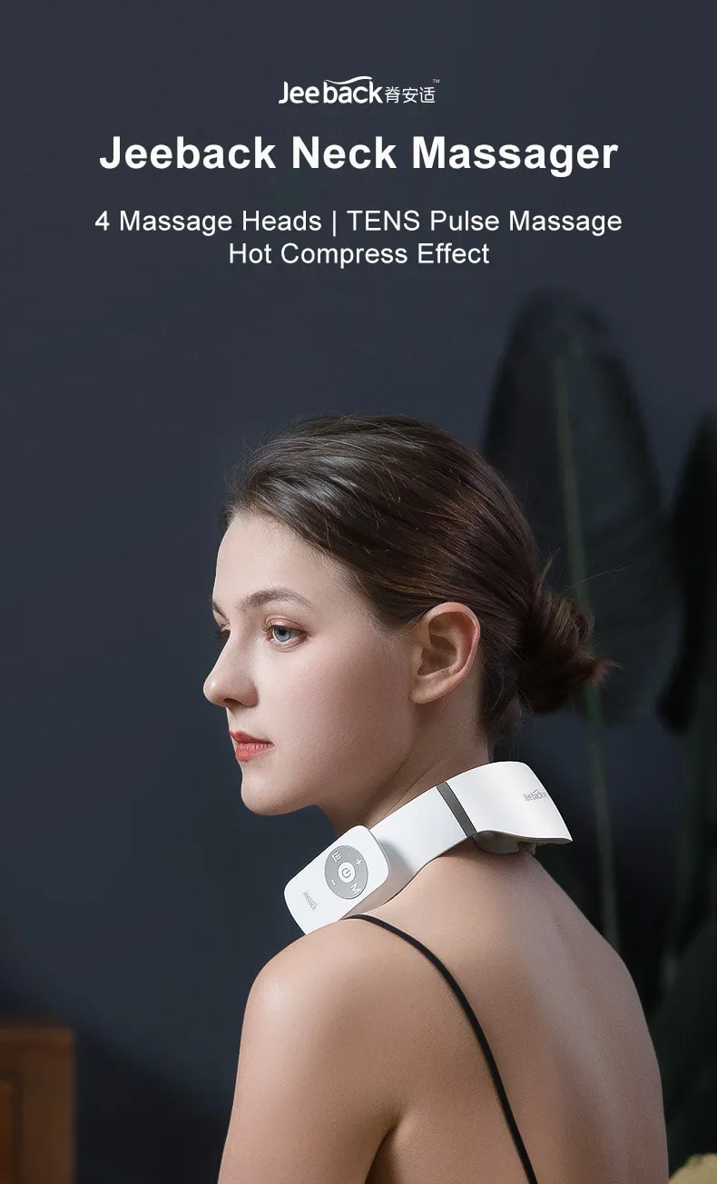 Gadgetoo Xiaomi Jeeback G3 Electric Wireless Neck Massager Tens Pulse Relieve