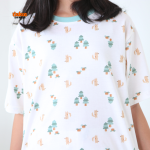 Thaluna Kids - Piyama set Evrila | Baju Tidur Anak | Bahan Kaos Combed 30s