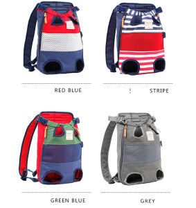 DY LOVING Fashion Brand Pet Dog Cat Outdoor Travel Backpack Canvas Breathable Mesh Legs Out Front Shoulder Bag Pet Outdoor Chest bag
