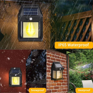 REVO Outdoor Induction Solar Wall Lamp with Motion Sensor IP65 Waterproof LED for Patio