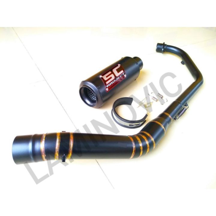 Knalpot Racing SC project Doff Anti Gores Dan Anti Bakar (Cat Coating) CBR 150R CB 150R CBR 150 2021 facelift VIXION GSX XABRE SCORPIO BYSON MEGAPRO FU SONIC MXKING SUPRAGTR CBR150R lokal Thailand