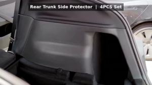 Tesla Model Y Juniper 2025-2026 Rear Trunk Side Protector 4PCS TPE Anti-Scratch Guard