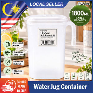 1800ml Drinking Water Jug Hot and Cool with Lid & Handle for Home Kitchen/Bekas Jug Air Dengan Penutup & Pemegang