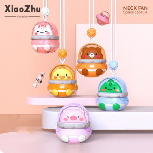 Quạt đeo cổ hoạt hình sạc USB đáng yêu cho bé