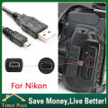 Kabel data nikon UC-E6 USB 2.0 Mini-B 8 Pin 1.5M D7500 D7200 D3300 D3200 D5100 D5200 D5000 D5300 D5500 D750 DF sony DSC w800 w810 w830 a200 a700 a850 a900 mini 8pin Cable camera DSLR nikon K-30 K-5II K-5IIs K10D coolpix P100 P300 P310 Lumix S2500 S2700. 