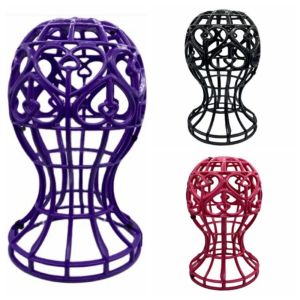 CHAOSON 4สีค่ะ ขาตั้งวิกผมพลาสติก รูปทรงโคมไฟ ชั้นเก็บของชั้น ที่ใส่หมวก อุปกรณ์เสริมวิกผม อุปกรณ์อเนกประสงค์ ขาตั้งวิกผม