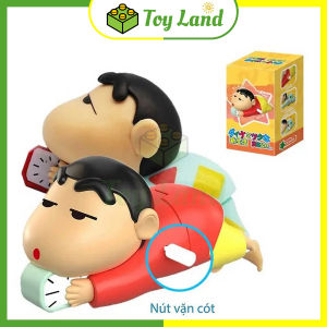 Shin Cậu Bé Bút Chì Dây Cót Shin Ủn Mông Vặn Cót Shin Chan Nằm Bò Đồ Chơi Trẻ Em Hot Trend Giải Trí