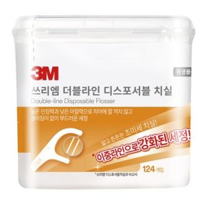 3M Double Line Dental Floss Bulk 124 Count 1 Count
