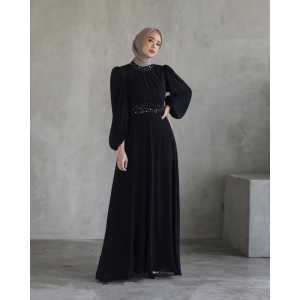 Ayunda Dress/Gamis Wanita Remaja/Dress Bahan Cerutty Babydol Mix Syakila/Gamis Jumbo Size M L XL XXL/Gamis Busui Frendly/Oufit Gamis Kore Style Terlaris Viral Tiktok