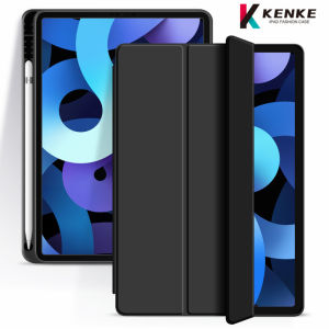 Kenke iPad case TPU silicone material for Apple 2019 10.5 Air 3 Pro 10.5 Case Cover with pen slot pencil holder Fall-proof waterproof smart sleep wake up Three-fold cover support frame Honeycomb cooling lining 22 Ratings