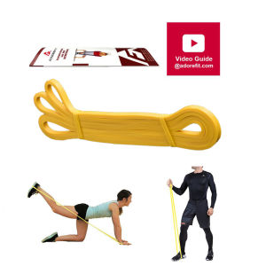AdoreFit Resistance Band Exercise Bands- 100% Nature Latex Assist Power Bands for Fitness Workout Rubber Band Workout